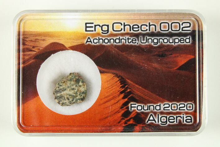 Windowed Erg Chech Meteorite ( g)- Oldest Known Meteorite #284793